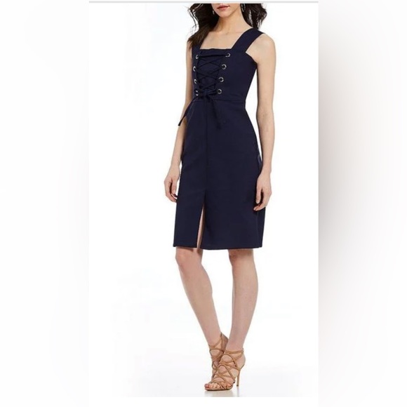 Gianni Bini Dresses & Skirts - Gianni Bini Navy MIDI Dress